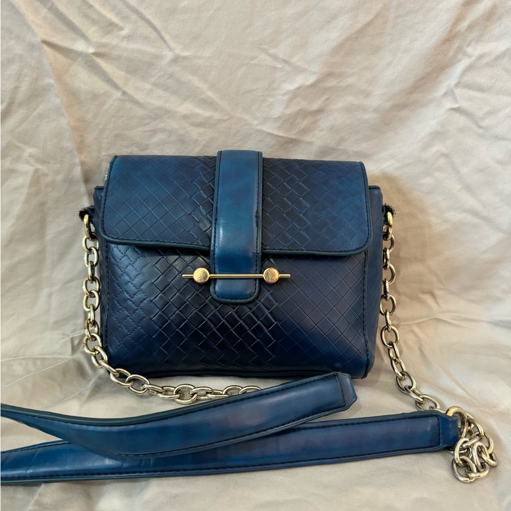 Blue crossbody